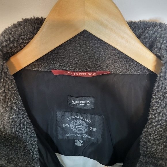 Buffalo David Bitton Men Black Jacket Size XXL - Picture 8 of 12